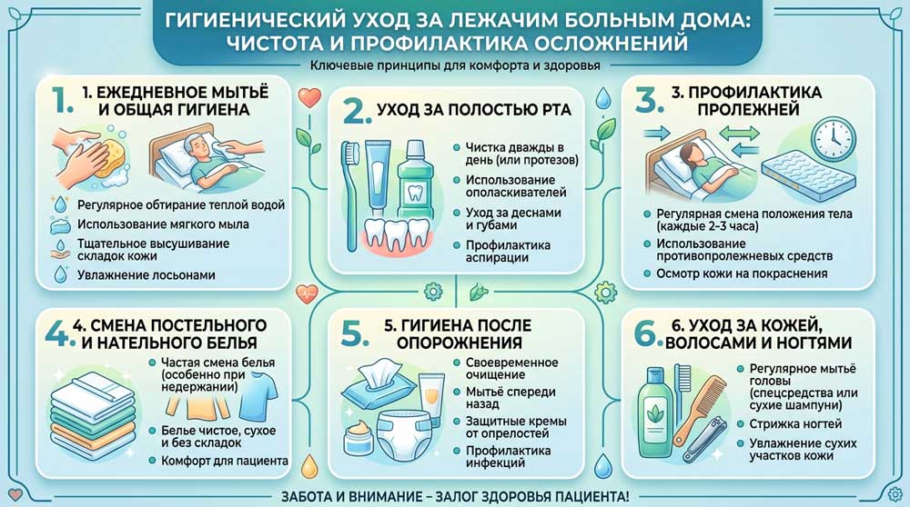 Гигиенический уход за лежачим