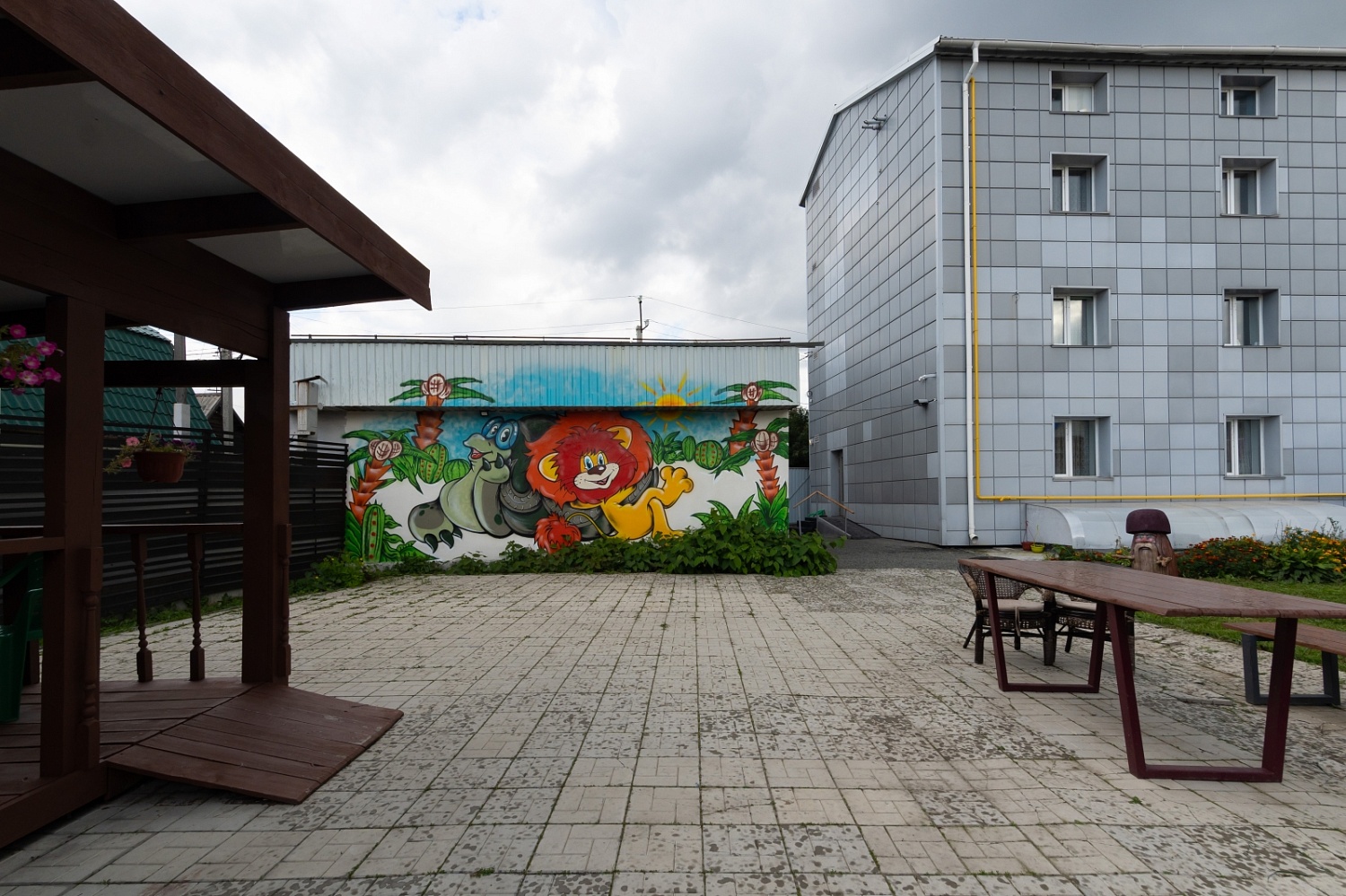 Резиденция на ул. Щукина (экстерьер, зона отдыха)