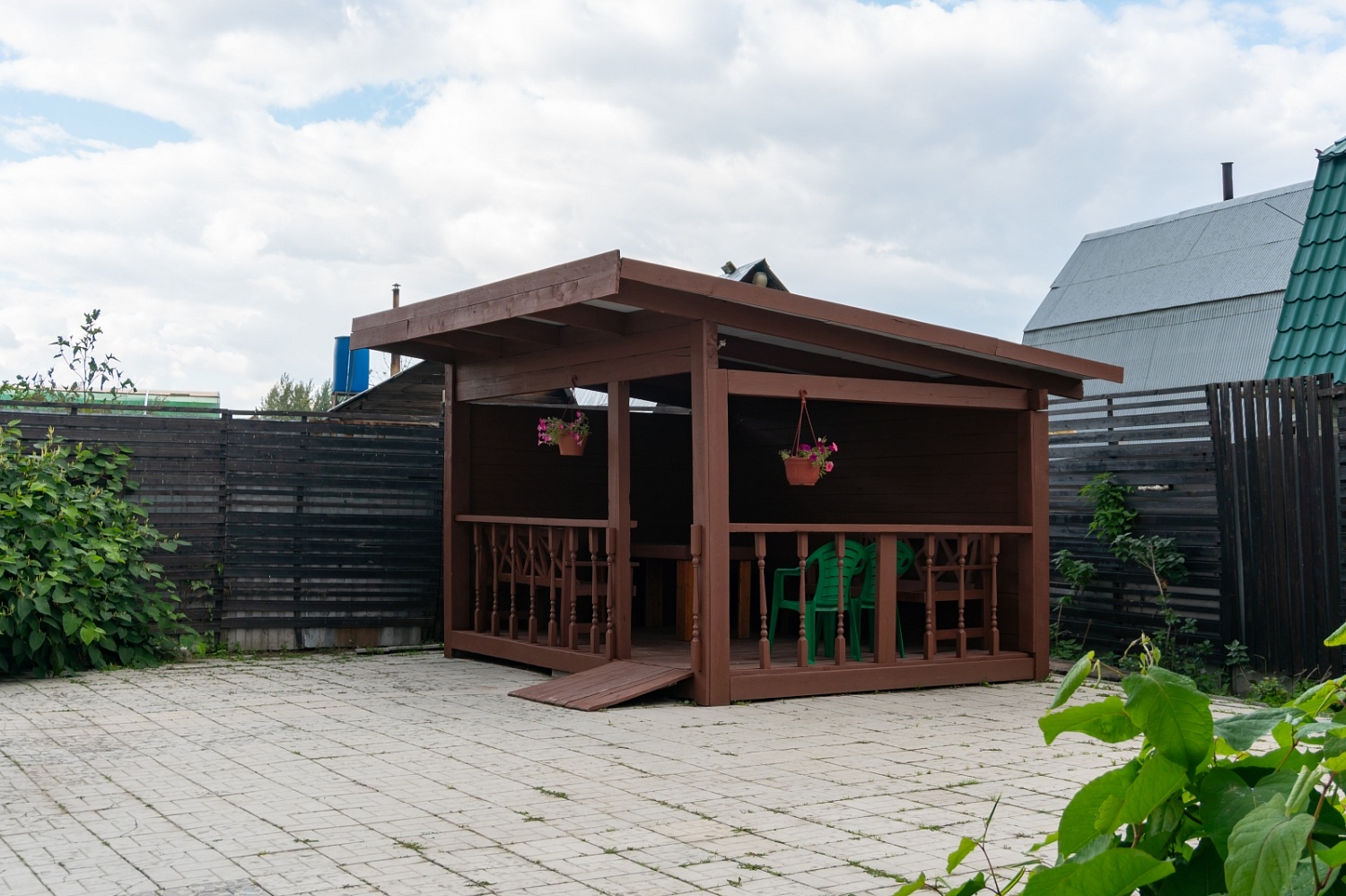 Резиденция на ул. Щукина (экстерьер, зона отдыха)