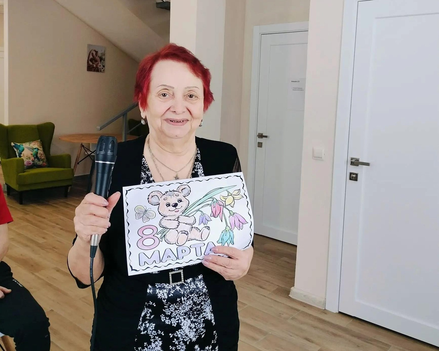 С 8 марта поздравили женщин в пансионате Рада на ул. Б. Щукина (корпус "СОДЕЙСТВИЕ")