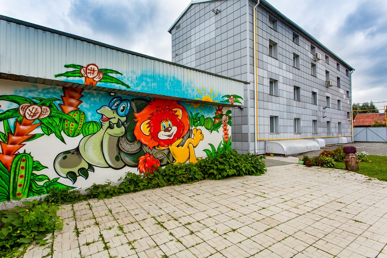 Резиденция на ул. Щукина (экстерьер, зона отдыха)